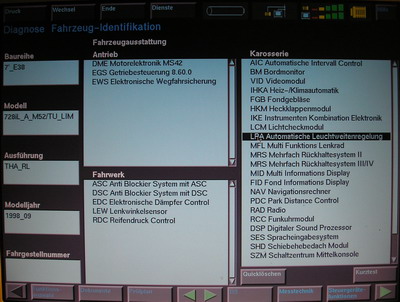 Bmw diagnosis and information system dis #7